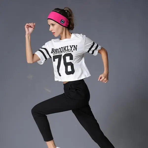 Wireless Bluetooth-compatible Headband Outdoor Fitness Yoga Headband - Huy&