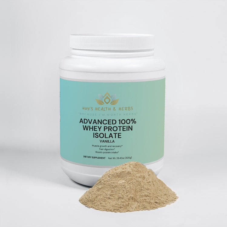 Advanced 100% Whey Protein Isolate (Vanilla) - Huy&