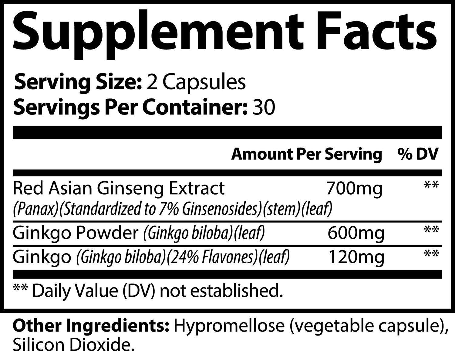 Ginkgo Biloba + Ginseng Huy&