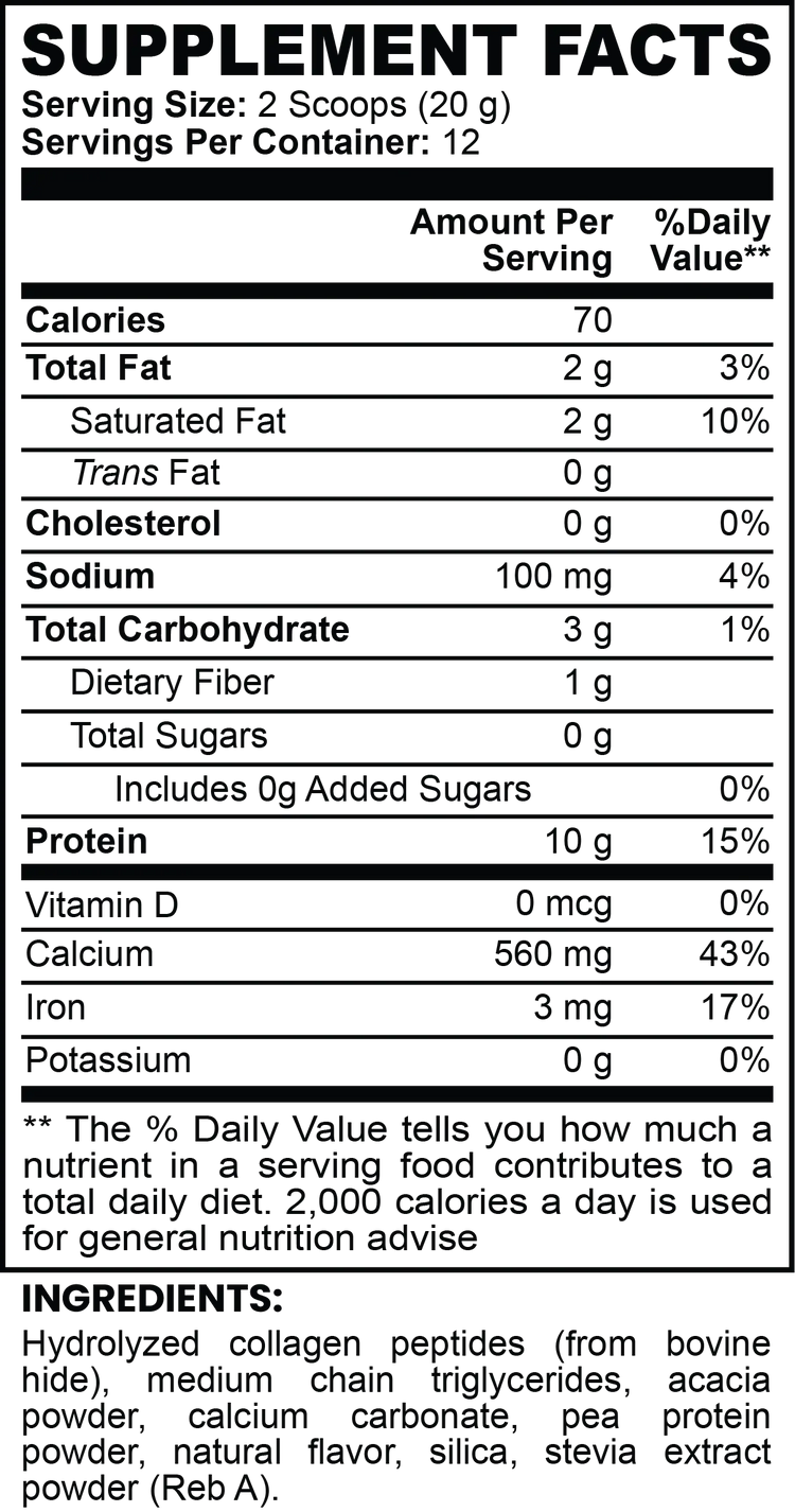 Grass-Fed Collagen Creamer (Vanilla) Huy&