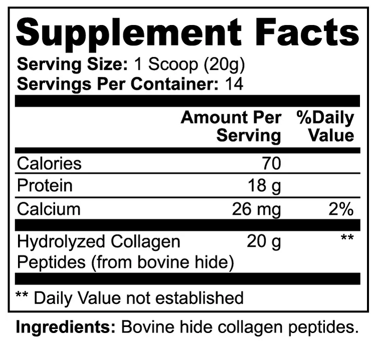 Grass-Fed Hydrolyzed Collagen Peptides Huy&