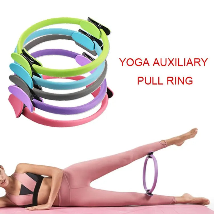 Yoga Fitness Pilates Ring Women Girls Circle Magic Dual Exercise Home Gym Workout Sports Lose Weight Body Resistance - Huy&