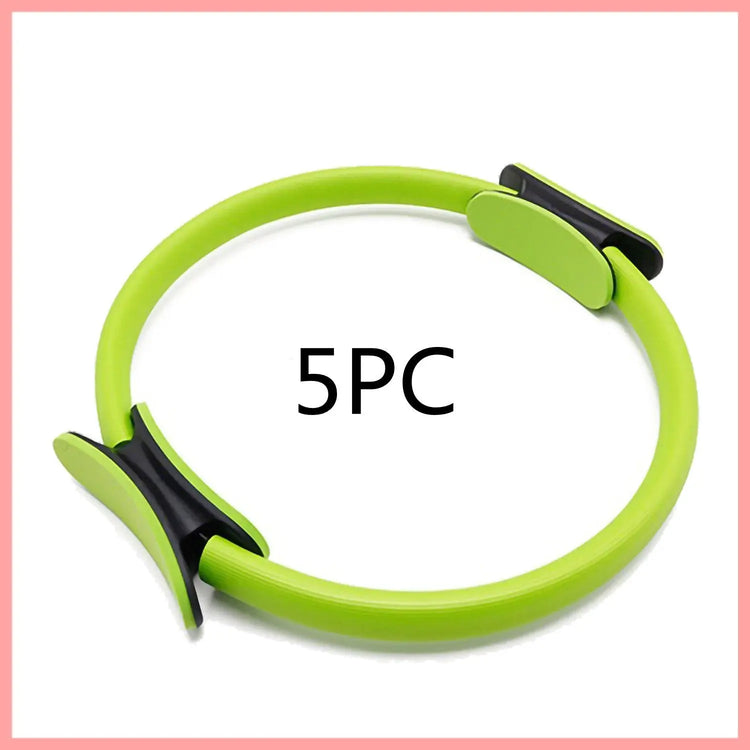 Yoga Fitness Pilates Ring Women Girls Circle Magic Dual Exercise Home Gym Workout Sports Lose Weight Body Resistance - Huy&
