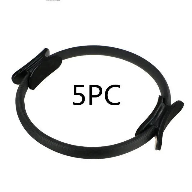 Yoga Fitness Pilates Ring Women Girls Circle Magic Dual Exercise Home Gym Workout Sports Lose Weight Body Resistance - Huy&