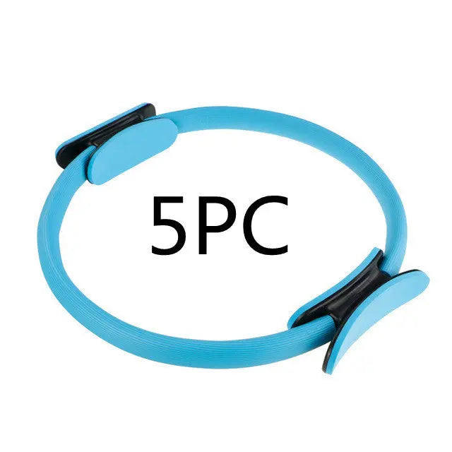 Yoga Fitness Pilates Ring Women Girls Circle Magic Dual Exercise Home Gym Workout Sports Lose Weight Body Resistance - Huy&