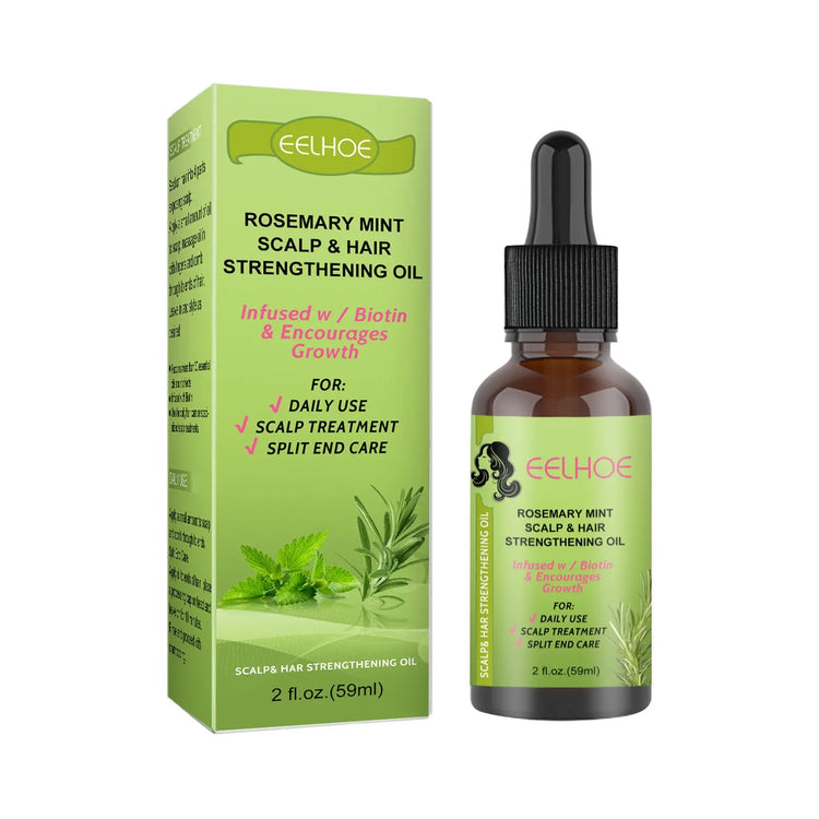Rosemary Mint Hair Growth Fluid Scalp Massage - Huy&