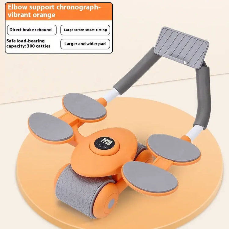 Multifunctional Four Elbow Support Abdominal Wheel Training AB Rocket - Huy&