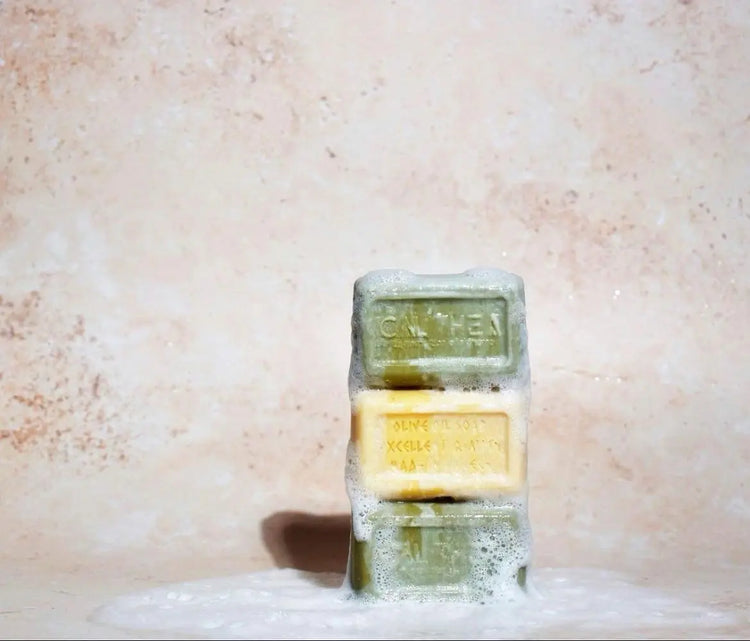 100% NATURAL NEW 3 PACK OLIVE OIL SOAPS:LAVENDER,HONEY,ARGAN - Huy&