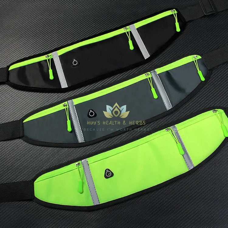Sports Waist Bag With Pocket Light Slim Zip Running Belt 4