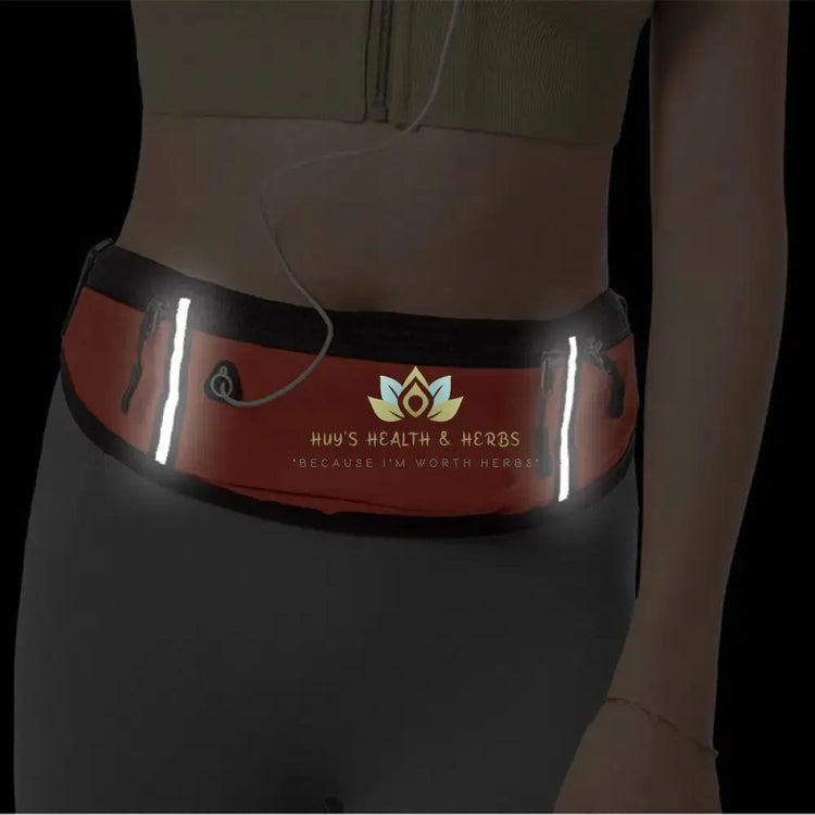 Sports Waist Bag With Pocket Light Slim Zip Running Belt 4