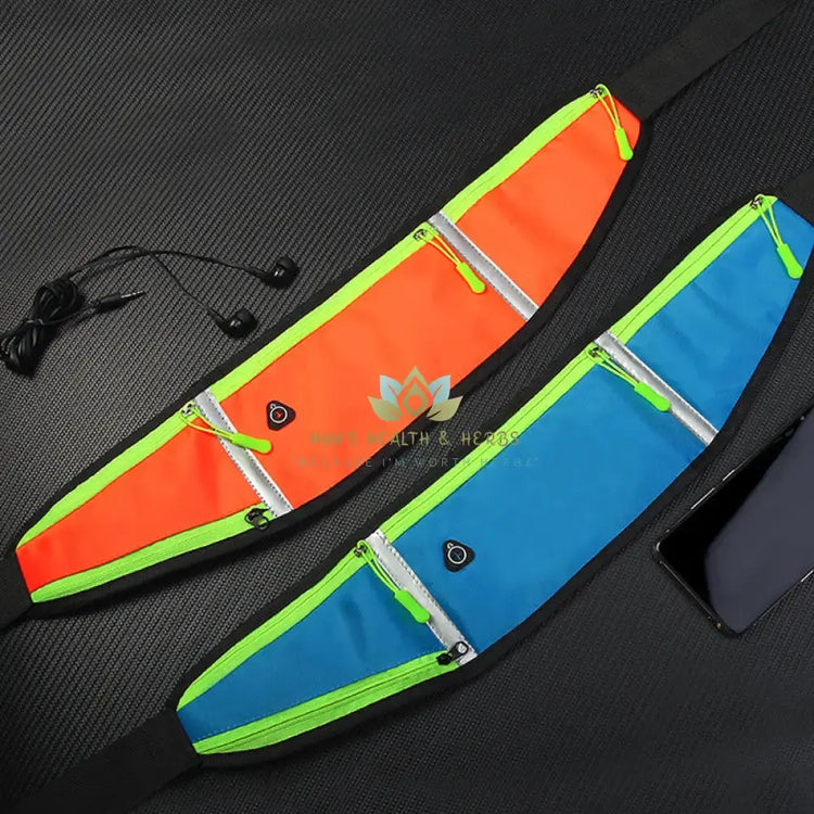 Sports Waist Bag With Pocket Light Slim Zip Running Belt 4