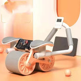 Abdominal Wheel Automatic Rebound AB Roller Abdominal Wheel Elbow Support Men And Women Belly Slimming Belly Fitness Equipment - Huy&