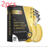Eye Bag Removal Wrinkle Lifting And Tightening 24K Gold Eye Mask Patch - Huy&