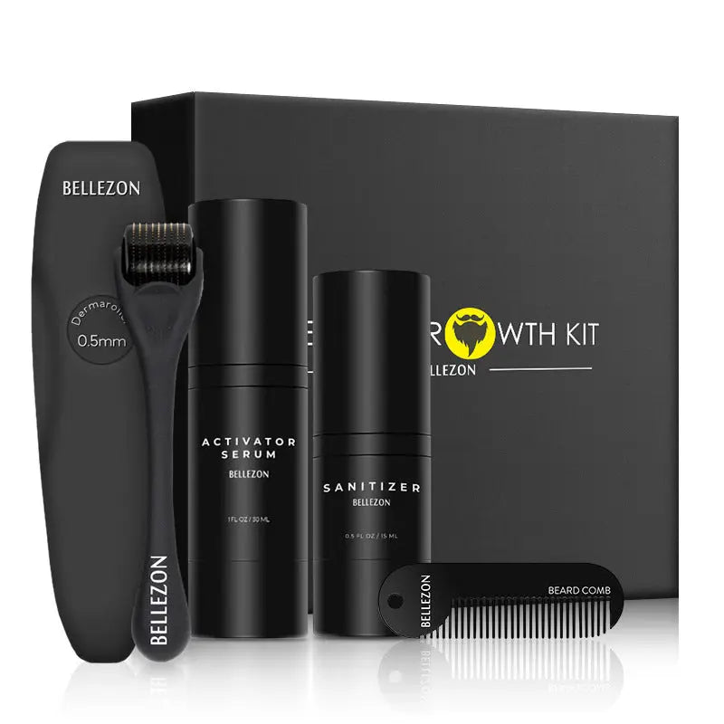 Beard Growth Liquid Beard Care Set - Huy&