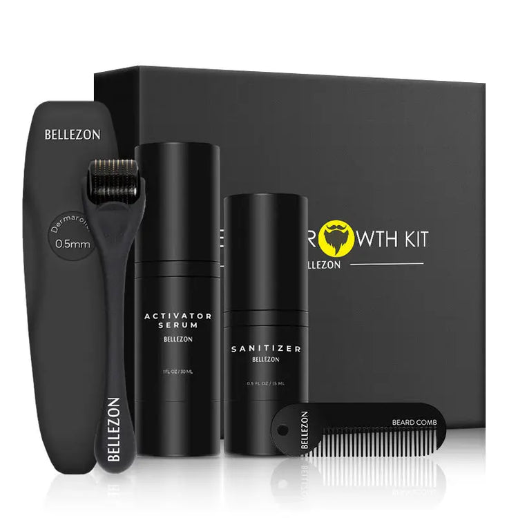 Beard Growth Liquid Beard Care Set - Huy&
