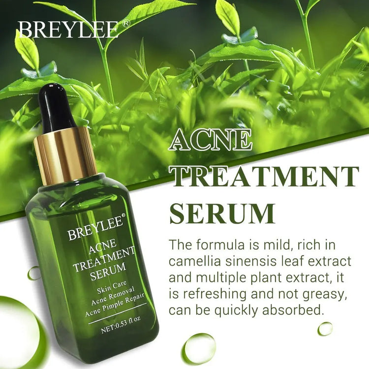 BREYLEE Acne Treatment Serum Face Facial Anti Acne Scar Removal Cream Skin Care Whitening Repair Pimple Remover For Acne - Huy&