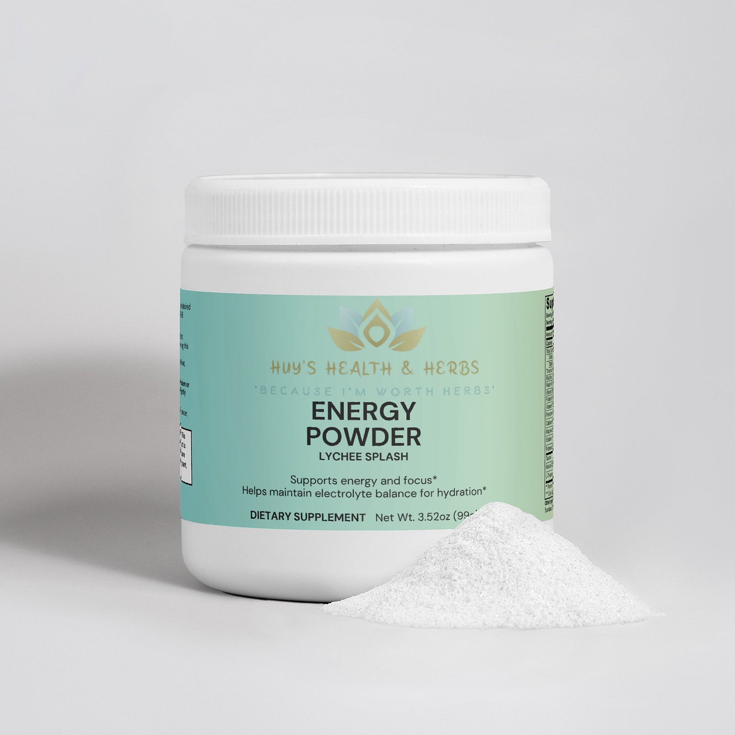 Energy Powder (Lychee Splash Energy) - Huy&