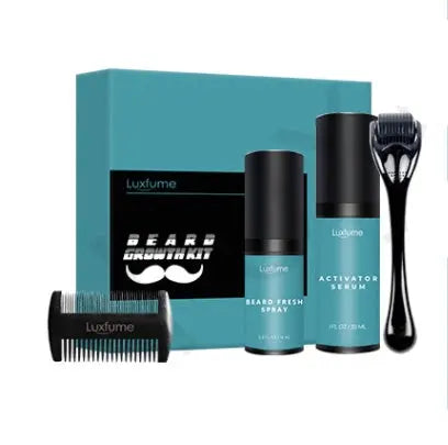 Beard Growth Liquid Beard Care Set - Huy&