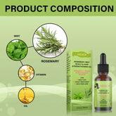 Rosemary Mint Hair Growth Fluid Scalp Massage - Huy&