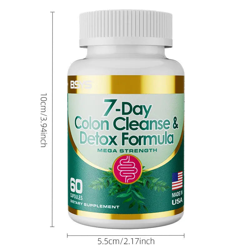7-Day Colon Cleanse & Detox Formula Capsulese - Huy&