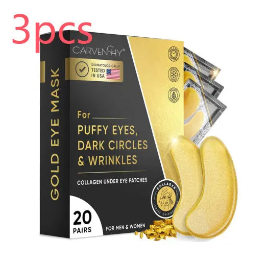 Eye Bag Removal Wrinkle Lifting And Tightening 24K Gold Eye Mask Patch - Huy&