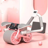 Abdominal Wheel Automatic Rebound AB Roller Abdominal Wheel Elbow Support Men And Women Belly Slimming Belly Fitness Equipment - Huy&
