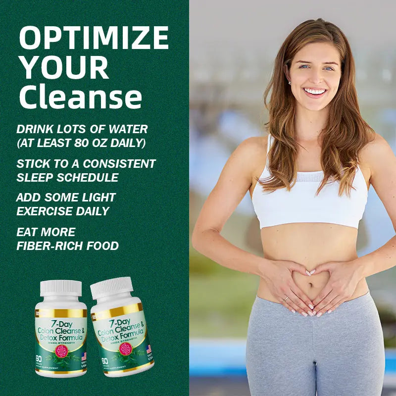 7-Day Colon Cleanse & Detox Formula Capsulese - Huy&