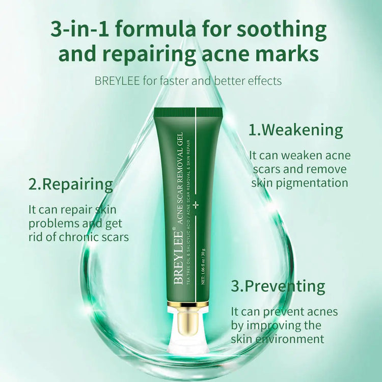 Acne Scar Removal Gel Tea Tree Qu Dou Printing - Huy&