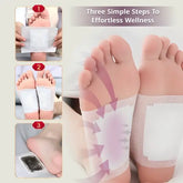 Glow Health Detox Warming Foot Pads - Lavender - Soothing And Relaxing - Huy&