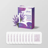 Glow Health Detox Warming Foot Pads - Lavender - Soothing And Relaxing - Huy&