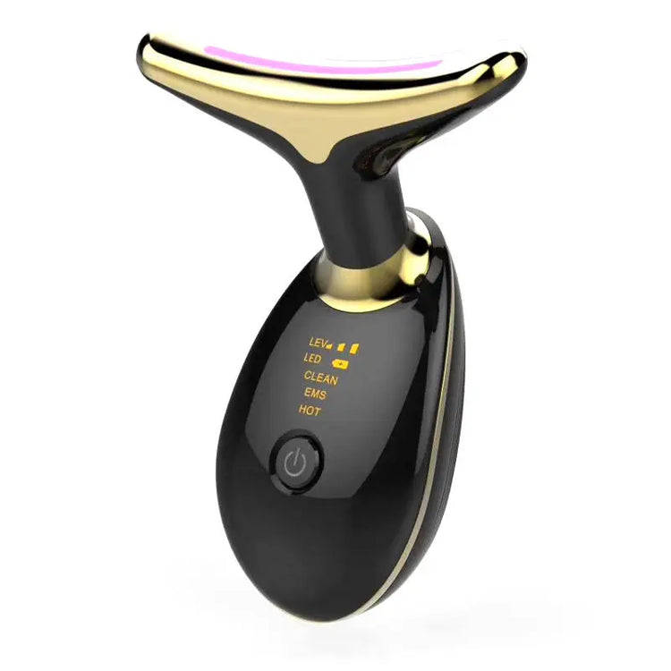 EMS Thermal Neck Lifting And Tighten Massager Electric Microcurrent Wrinkle Remover - Huy&