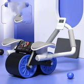 Abdominal Wheel Automatic Rebound AB Roller Abdominal Wheel Elbow Support Men And Women Belly Slimming Belly Fitness Equipment - Huy&