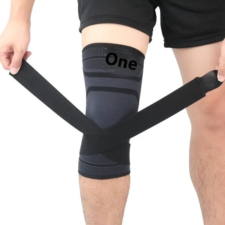 Bandage Pressure Sports Kneecaps Outdoor Knee Protective Sleeve - Huy&