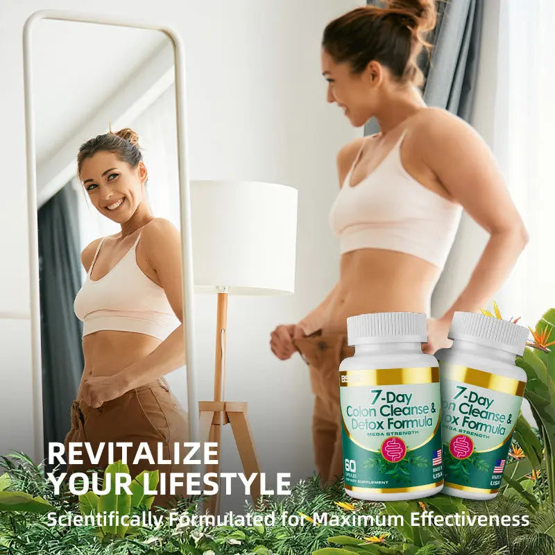 7-Day Colon Cleanse & Detox Formula Capsulese - Huy&