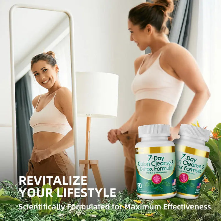7-Day Colon Cleanse & Detox Formula Capsulese - Huy&