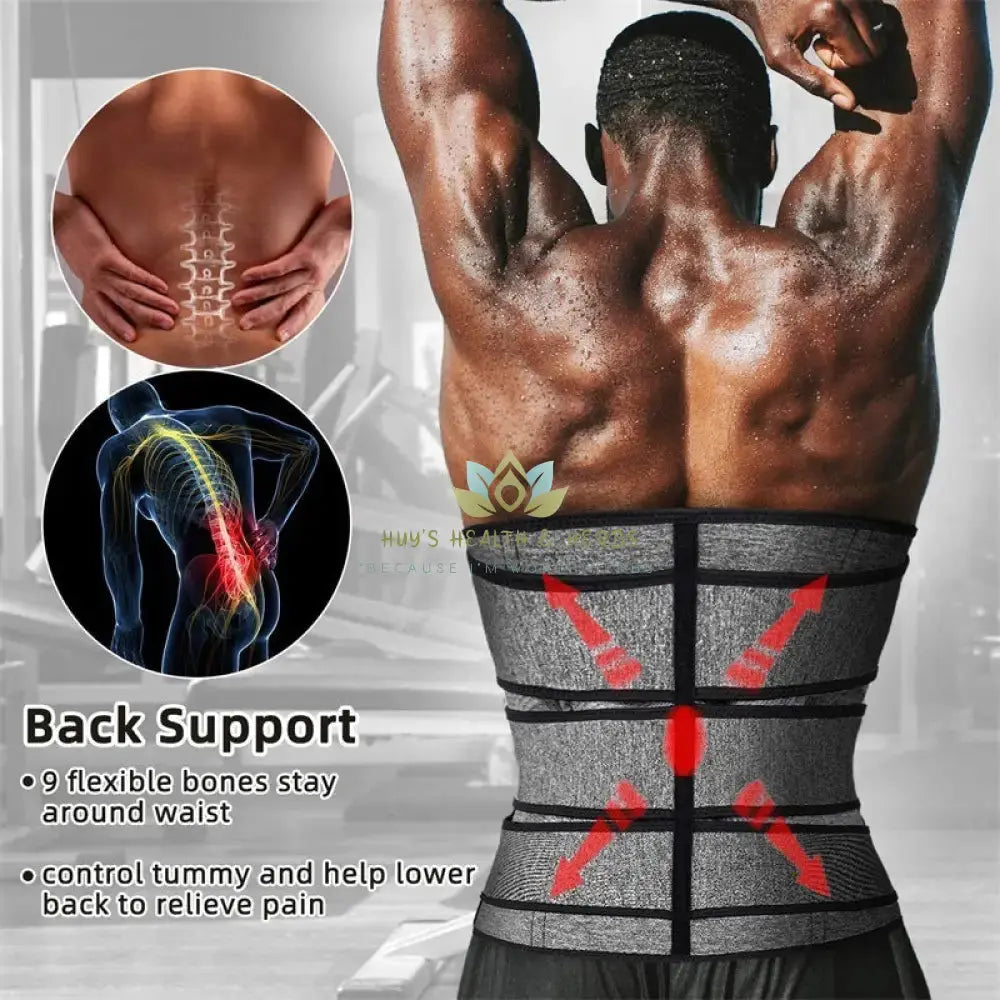 Shapewear Men’s Sports Fitness Waist Belt Corset Slimming Belt 4
