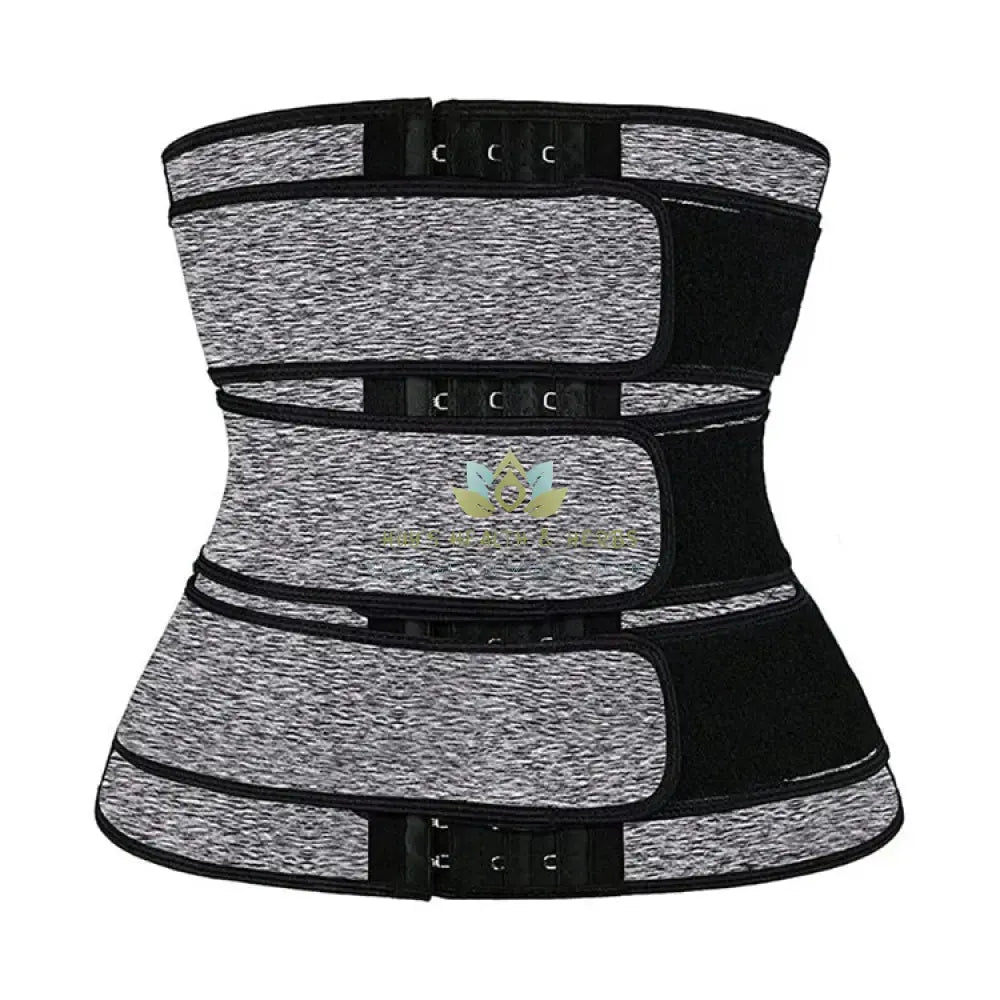 Shapewear Men’s Sports Fitness Waist Belt Corset Slimming Belt Grey / 3XL 4